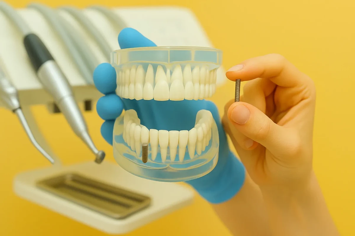 Зубной имплант Osstem SOI с циркониевой коронкой для людей с сахарным диабетом Зубной имплант Osstem SOI с циркониевой коронкой для людей с сахарным диабетом