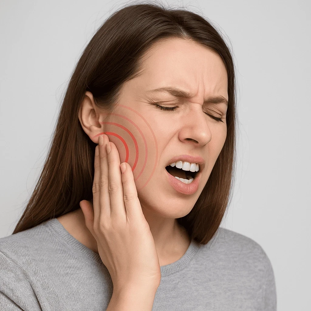 Щелкает челюсть при жевании и глотании Щелкает челюсть при жевании и глотании