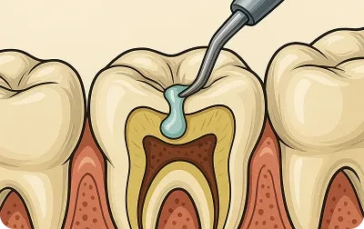 Зубная пломба-реставрация Зубная пломба-реставрация