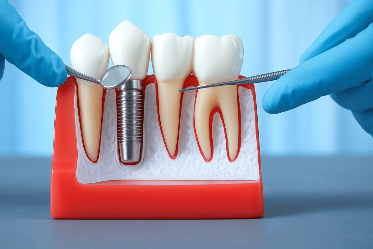 Установка зубного импланта Установка зубного импланта